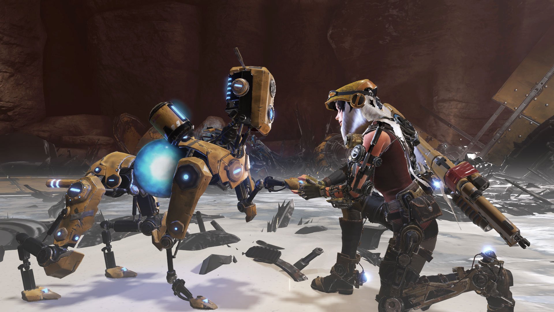Joule and Mack Interacting ReCore
