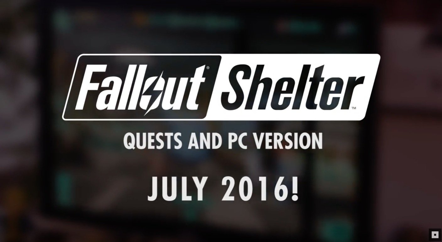 Fallout Shelter PC Quests Update