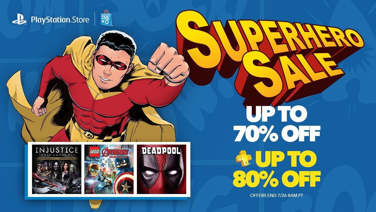 PlayStation Superhero Sale