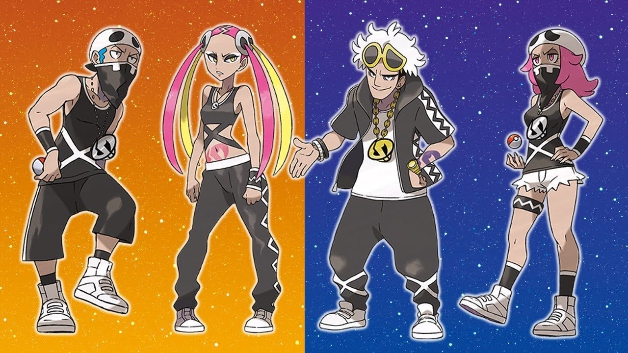 Pokemon Sun and Moon Team Skull