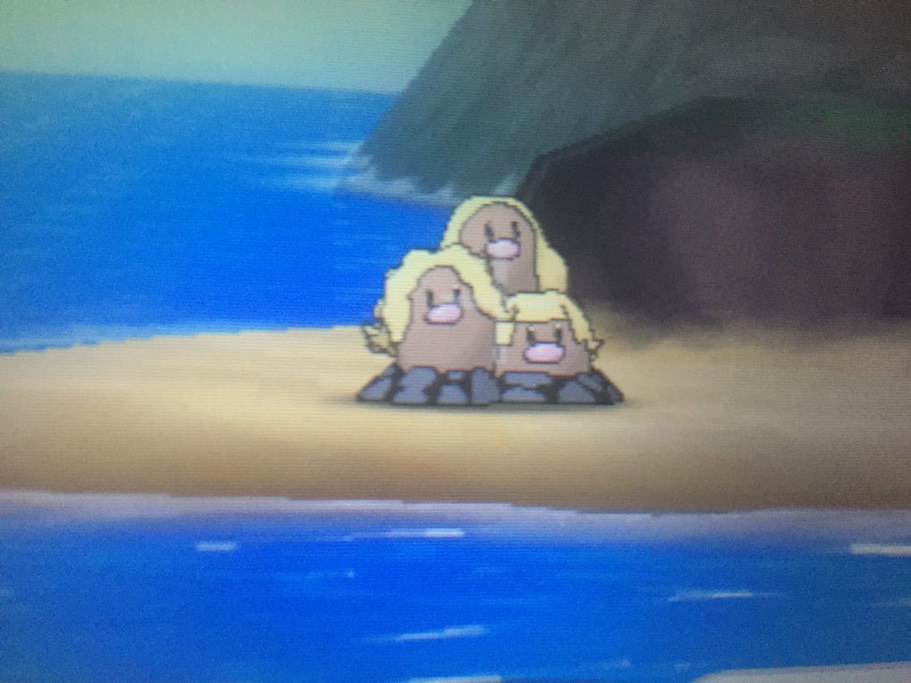 Pokemon Sun and Moon Dugtrio