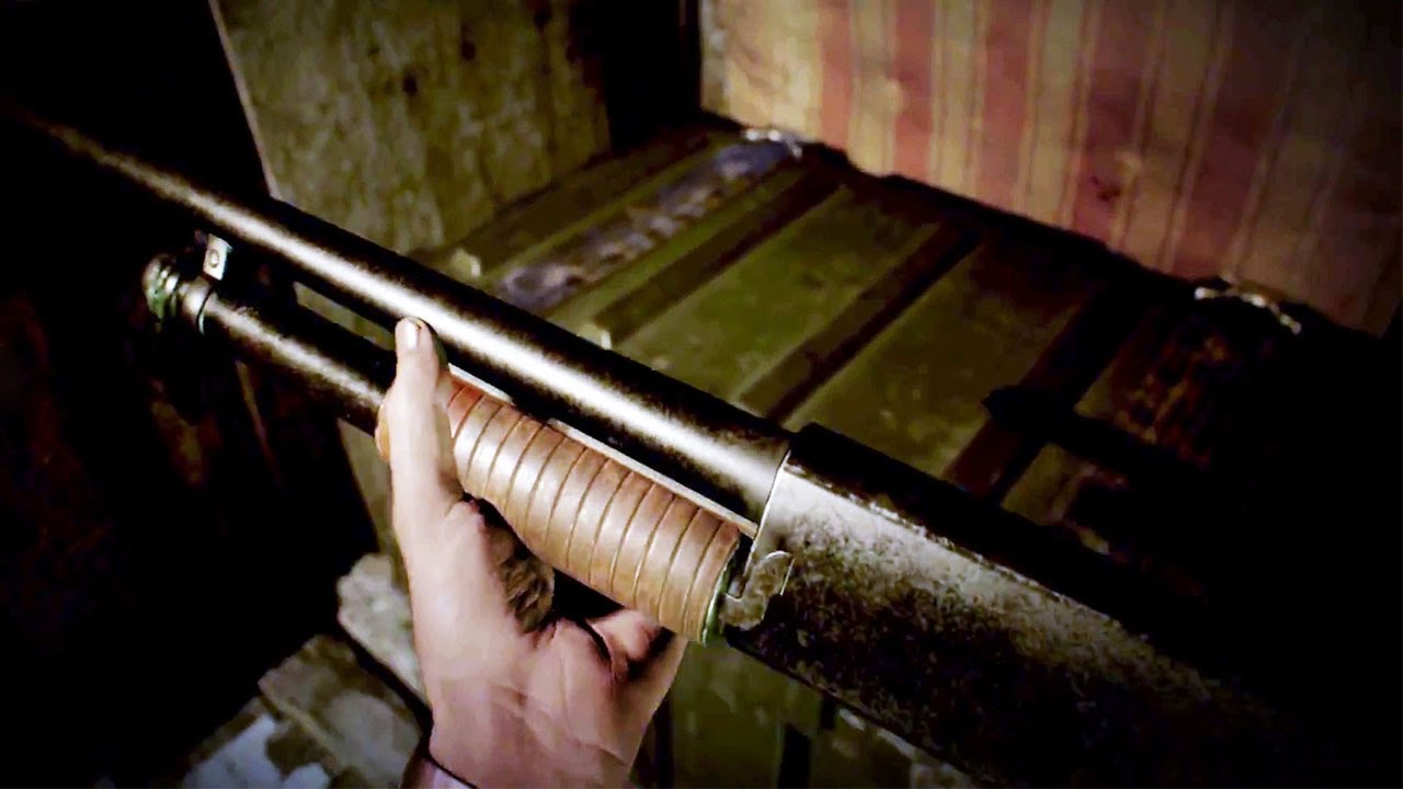 Resident Evil 7 shotgun