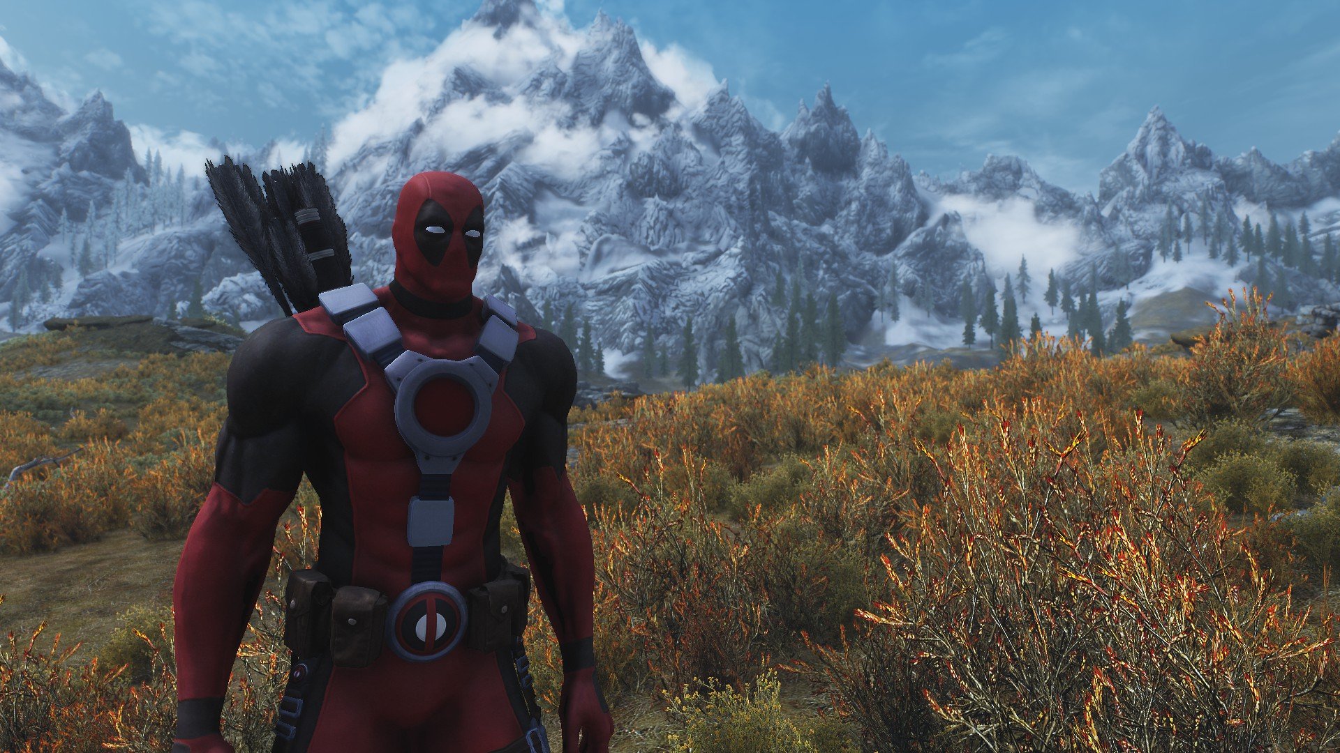 Skyrim Deadpool mod