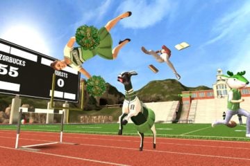 Goat Simulator cheerleader