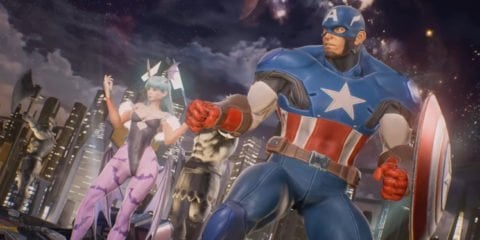 Marvel vs Capcom Infinite Captain America Morrigan