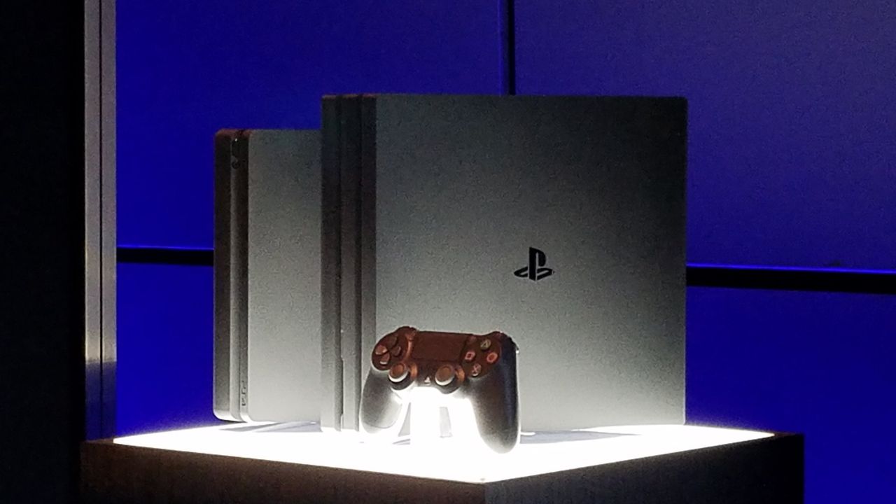 PlayStation 4 Slim Pro underlit